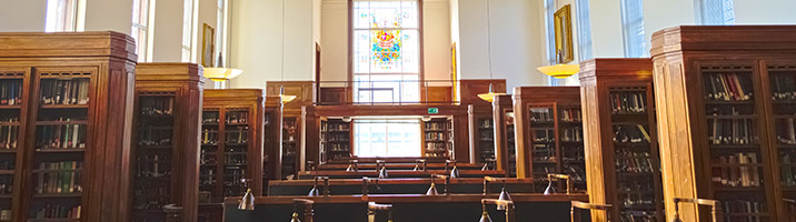 Inside Senate House Library