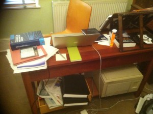 The author's other desk