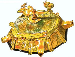 A typical depiction of the Sampo