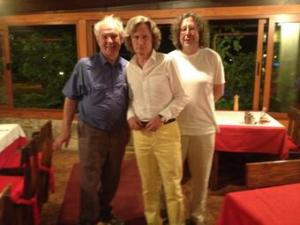 Tefko Saracevic, Blaise Cronin and the author enjoying LIDA